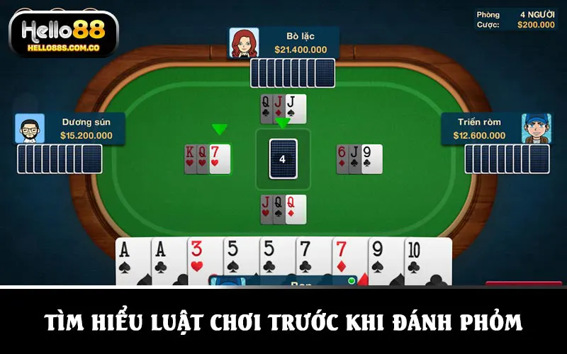 Mẹo chơi bài phỏm là bắt buộc phải nắm quy luật cơ bản