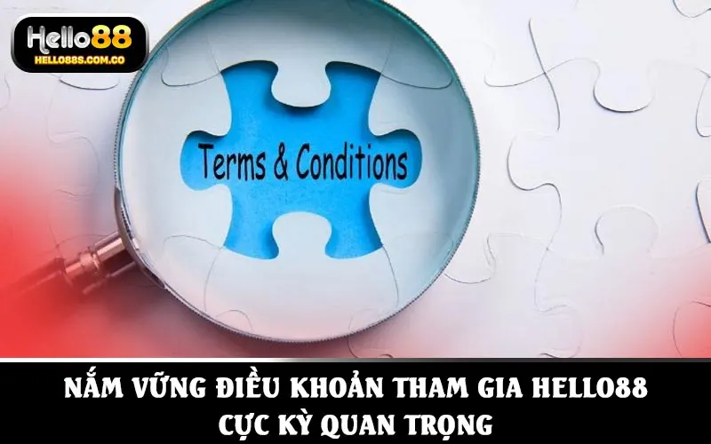 Nắm vững điều khoản tham gia HELLO88 cực kỳ quan trọng đối với người chơi