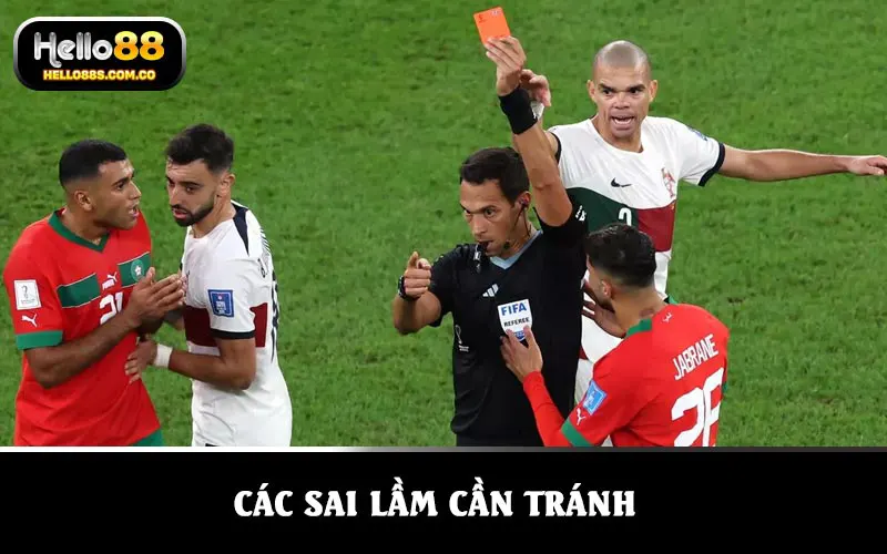 Các sai lầm cần tránh